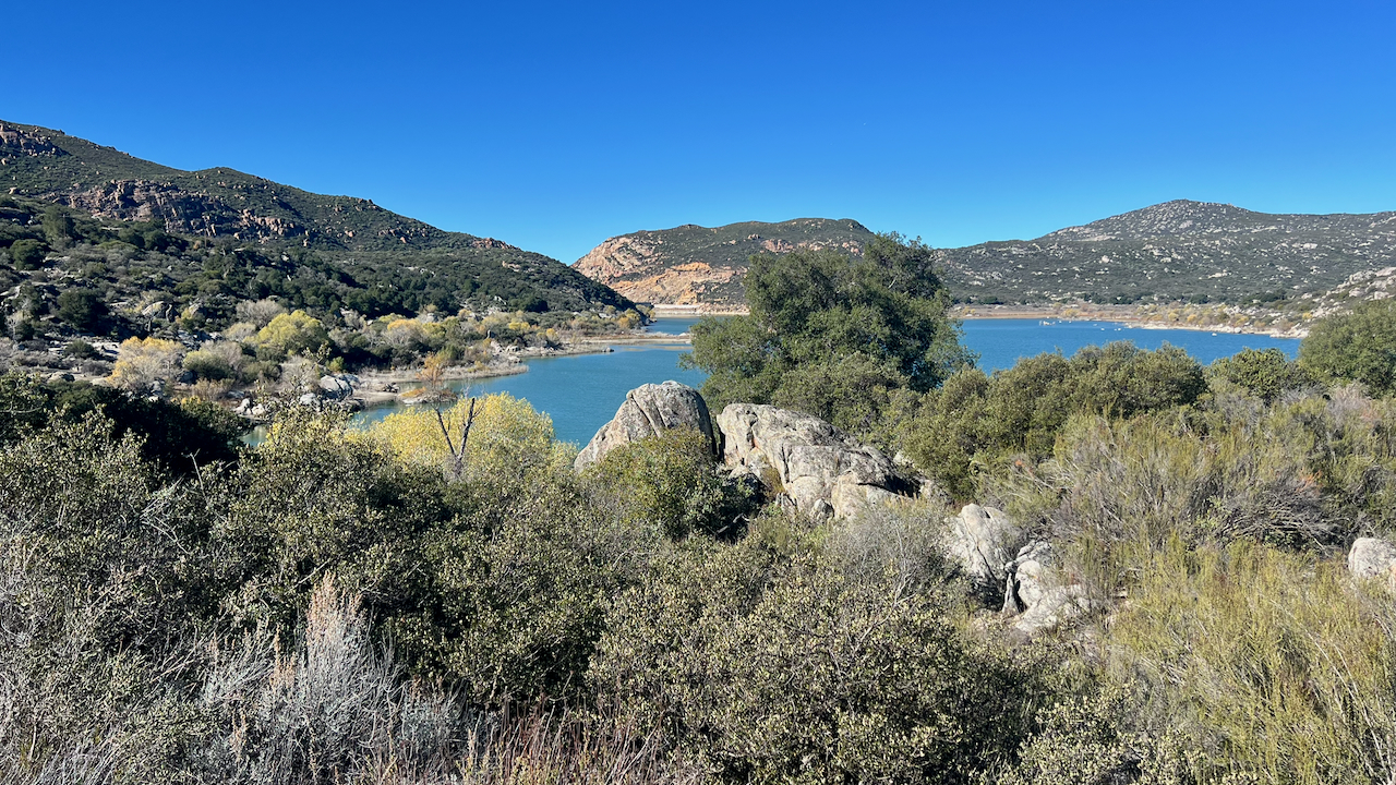 A Bright December Morning at Lake Morena